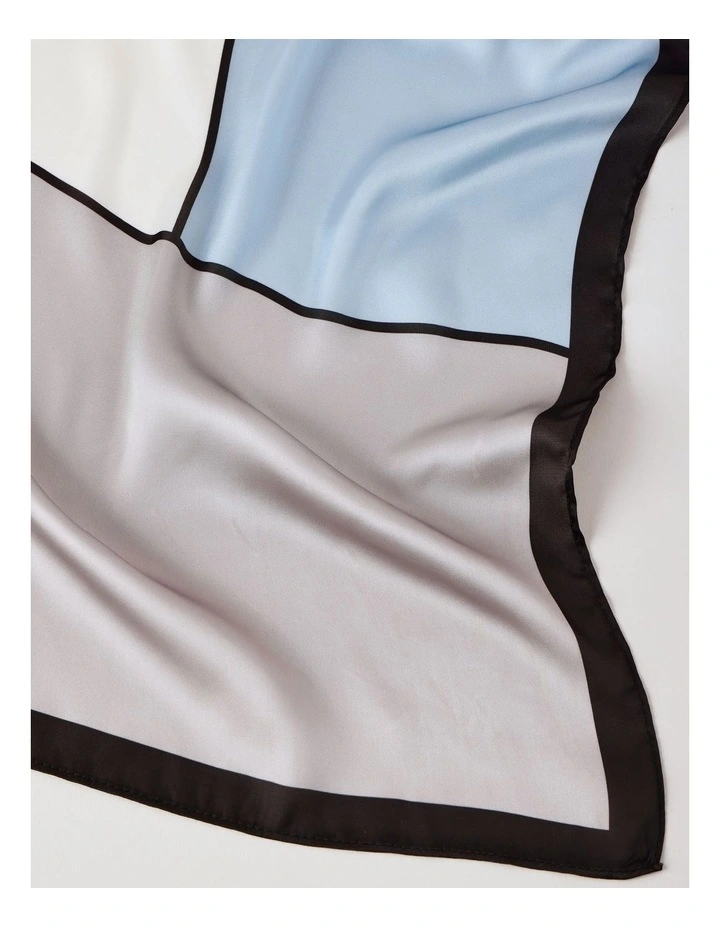 Spliced Neckerchief Scarf in Pink image 2