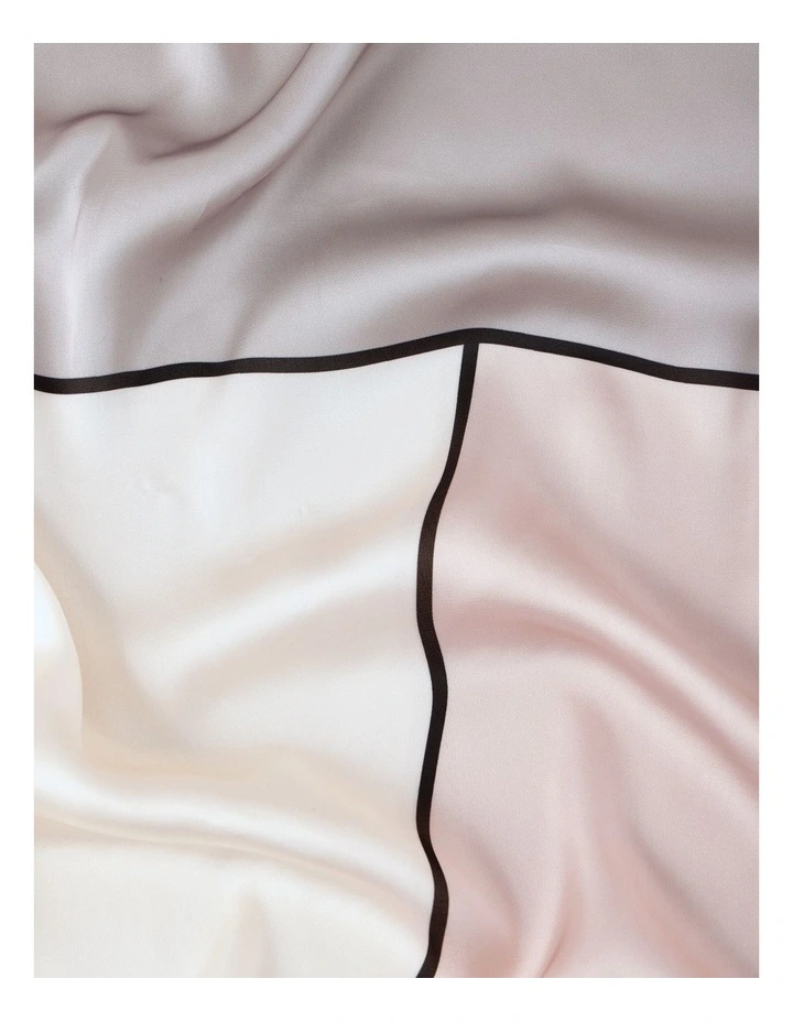 Spliced Neckerchief Scarf in Pink image 3