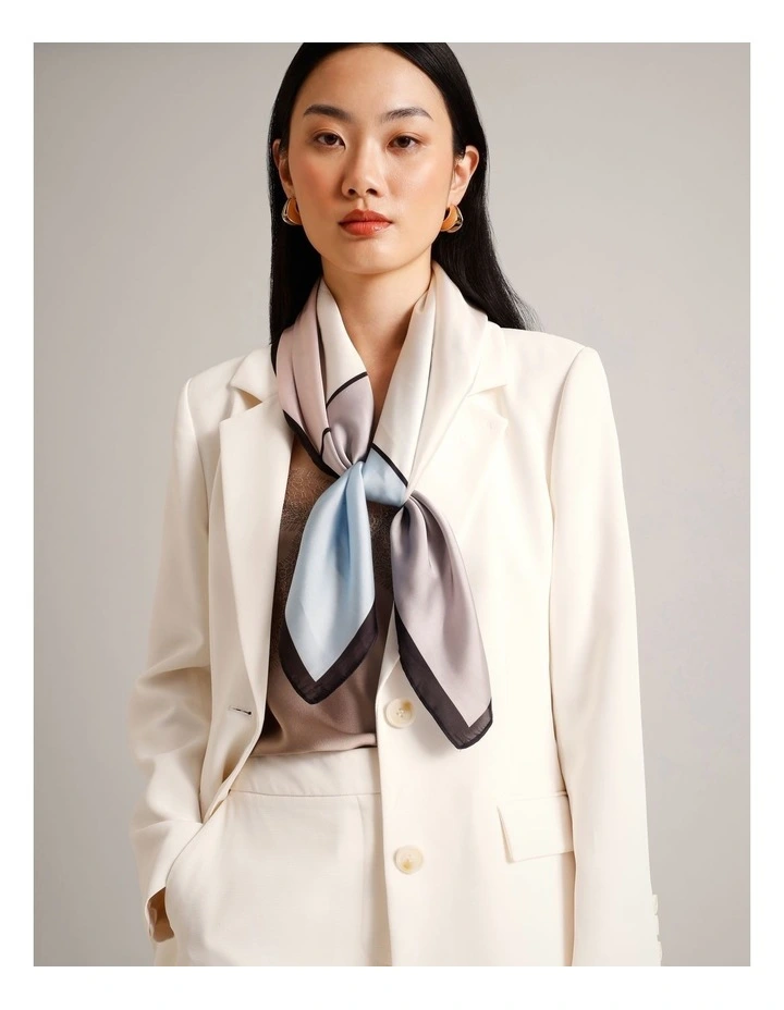 Spliced Neckerchief Scarf in Pink image 4