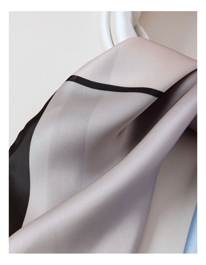 Spliced Neckerchief Scarf in Pink image 4