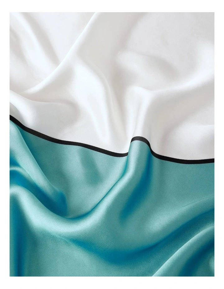Spliced Neckerchief Scarf in Blue image 3