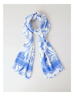 Lightweight Scarf in Blue