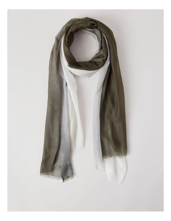 Ombre Scarf in Sage image 1