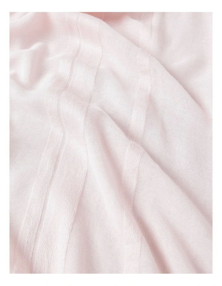 Self Stripe Scarf in Light Pink image 4