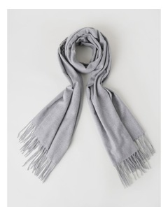 Basque Pashminetta Winter Scarf in Grey