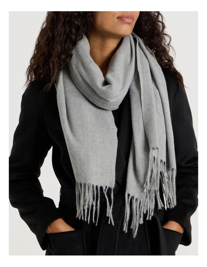 Pashminetta Winter Scarf in Grey image 2