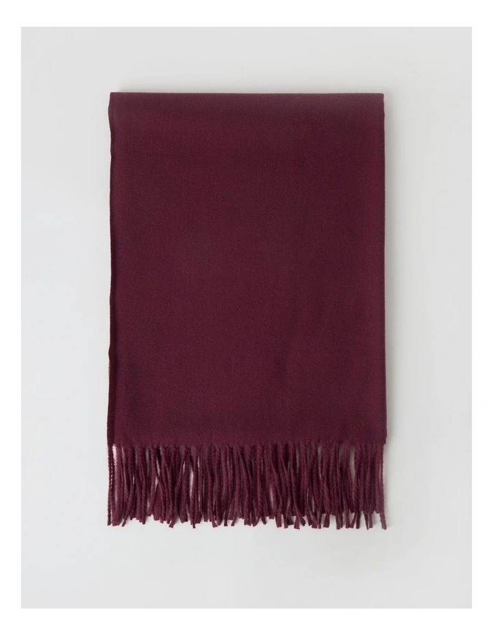Pashminetta Winter Scarf in Burgundy image 3