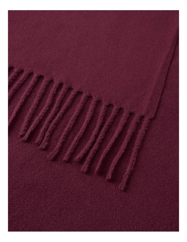 Pashminetta Winter Scarf in Burgundy image 5