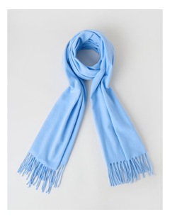Basque Pashminetta Winter Scarf in Sky Blue