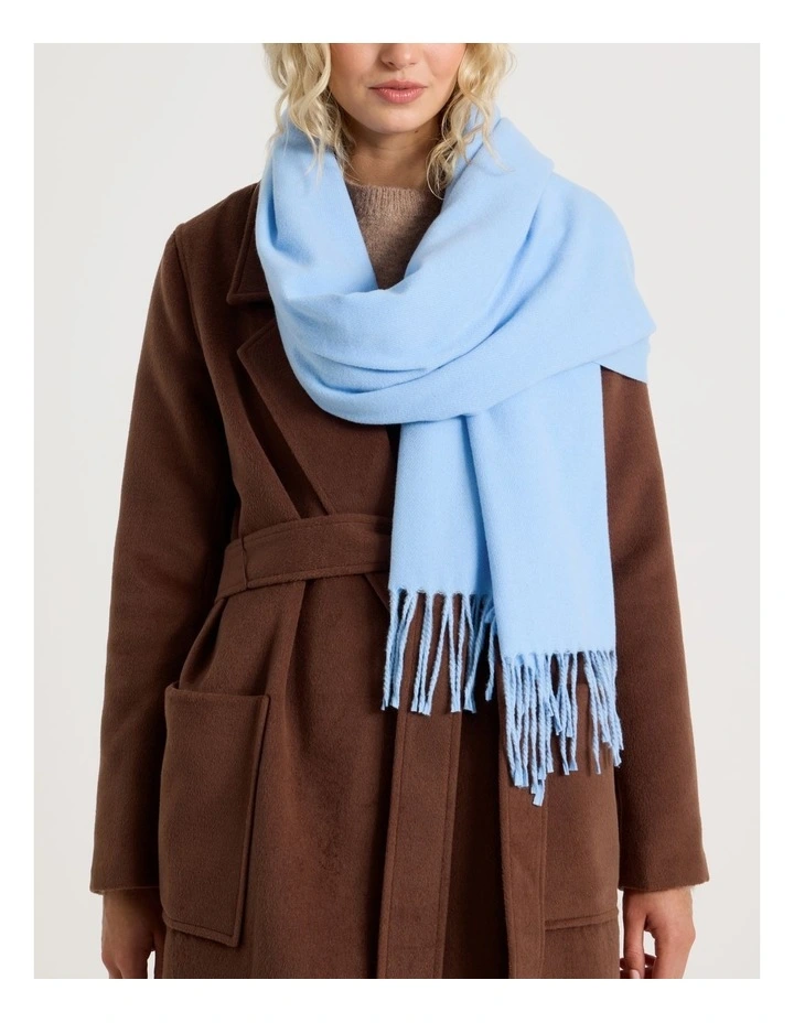 Pashminetta Winter Scarf in Sky Blue image 4