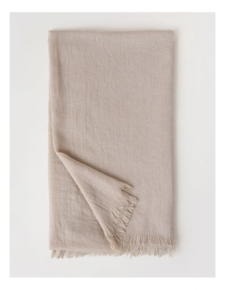 Light Weight Scarf in Taupe image 5