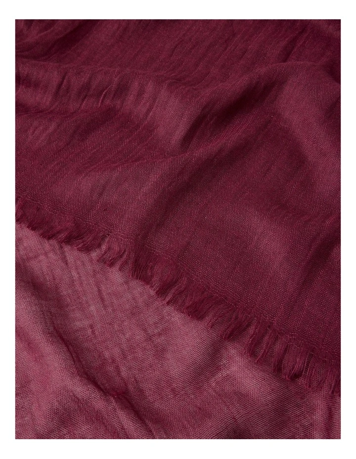 Light Weight Scarf in Burgundy image 3