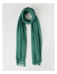 Light Weight Scarf in Green