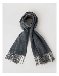 Reversible Winter Scarf in Grey
