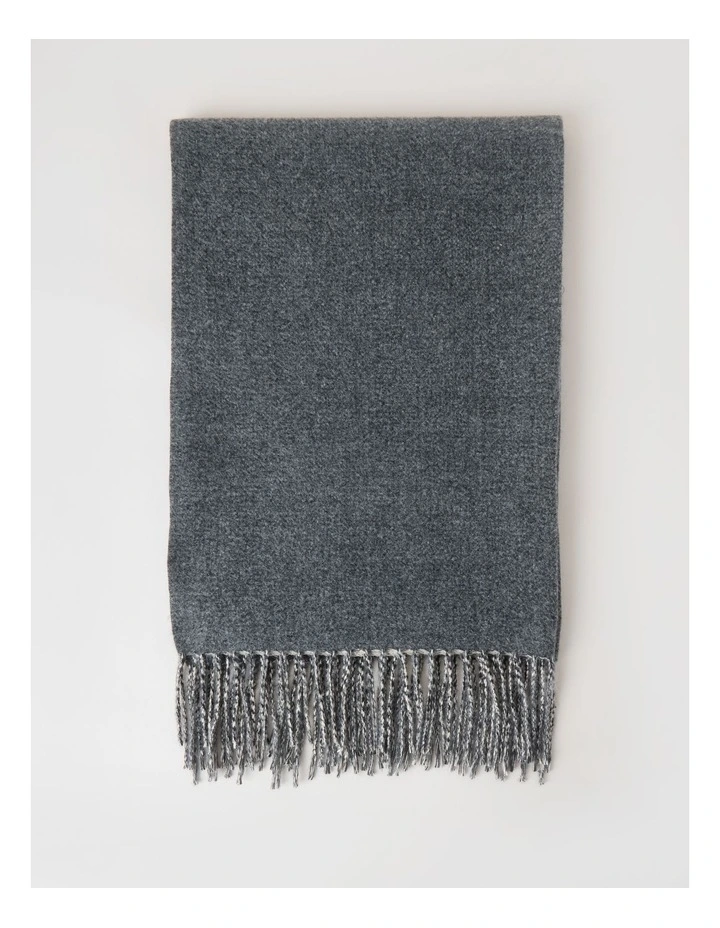 Reversible Winter Scarf in Grey image 5