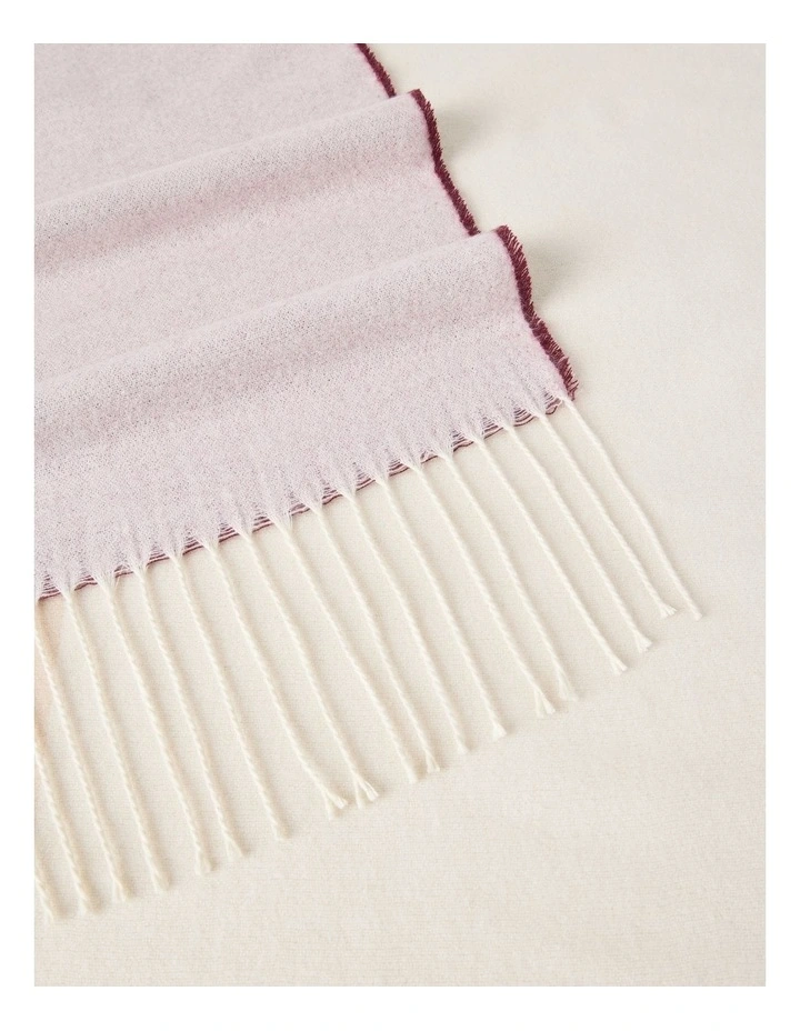 Dayton Brushed Winter Scarf in Blush image 2