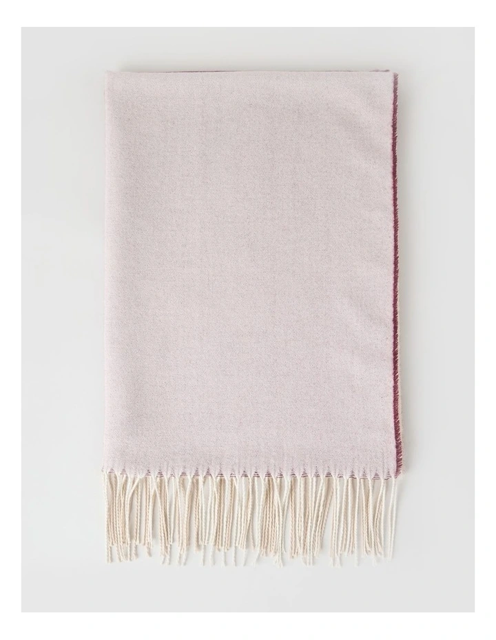 Dayton Brushed Winter Scarf in Blush image 3