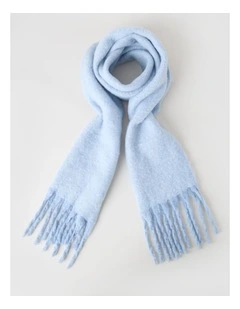 Lydia Two Tone Winter Scarf in Blue