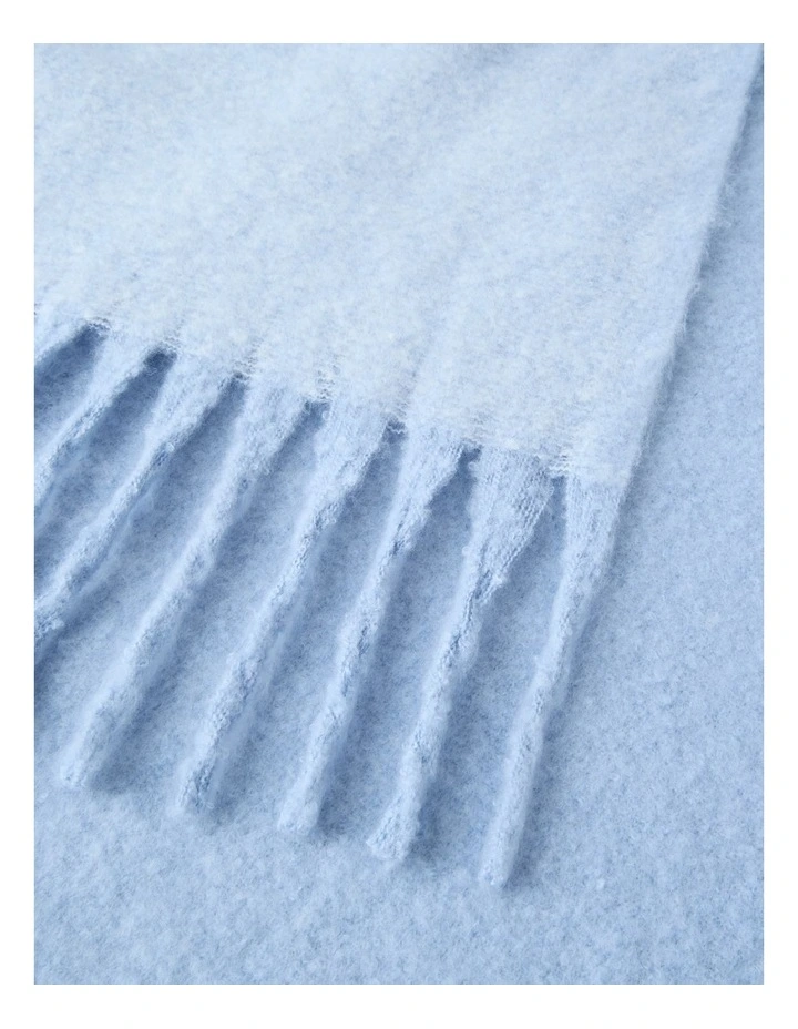 Lydia Two Tone Winter Scarf in Blue image 5