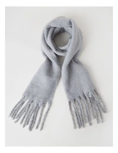 Lydia Two Tone Winter Scarf in Grey