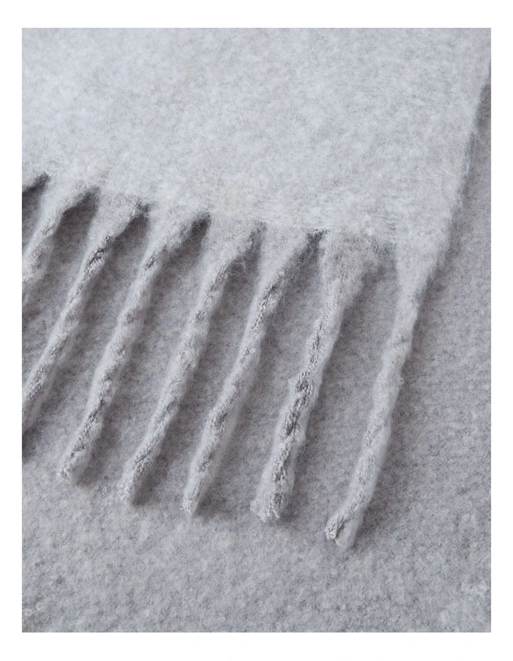 Lydia Two Tone Winter Scarf in Grey image 5