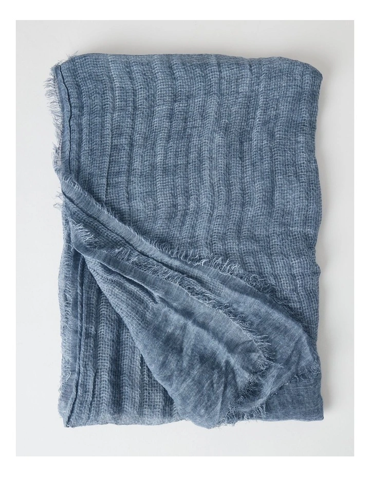 Dawn Crinkle Scarf in Blue image 5