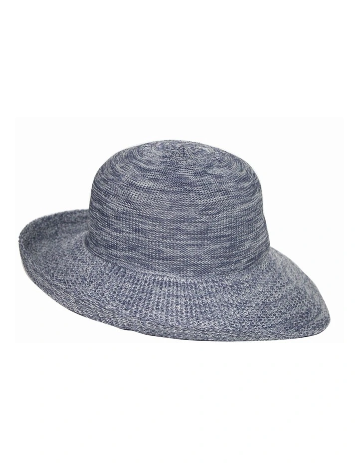 Sou'Wester Summer Hat in Mix Blue image 3