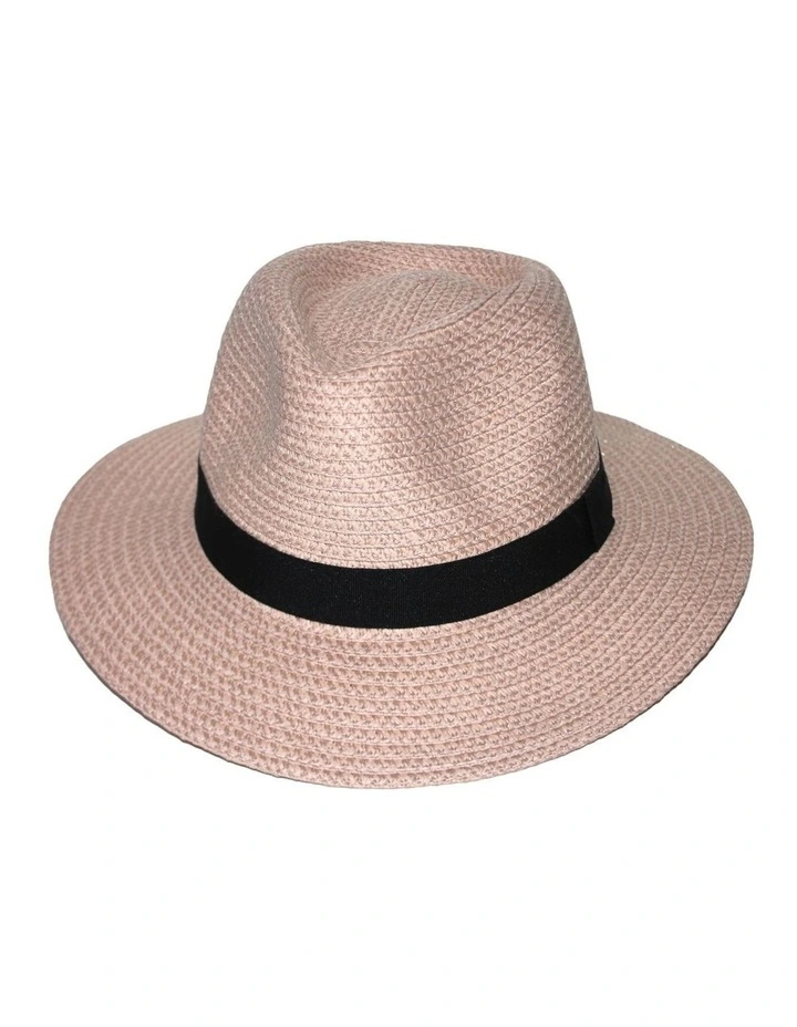 Carolina Fedora in Soft Pink image 1