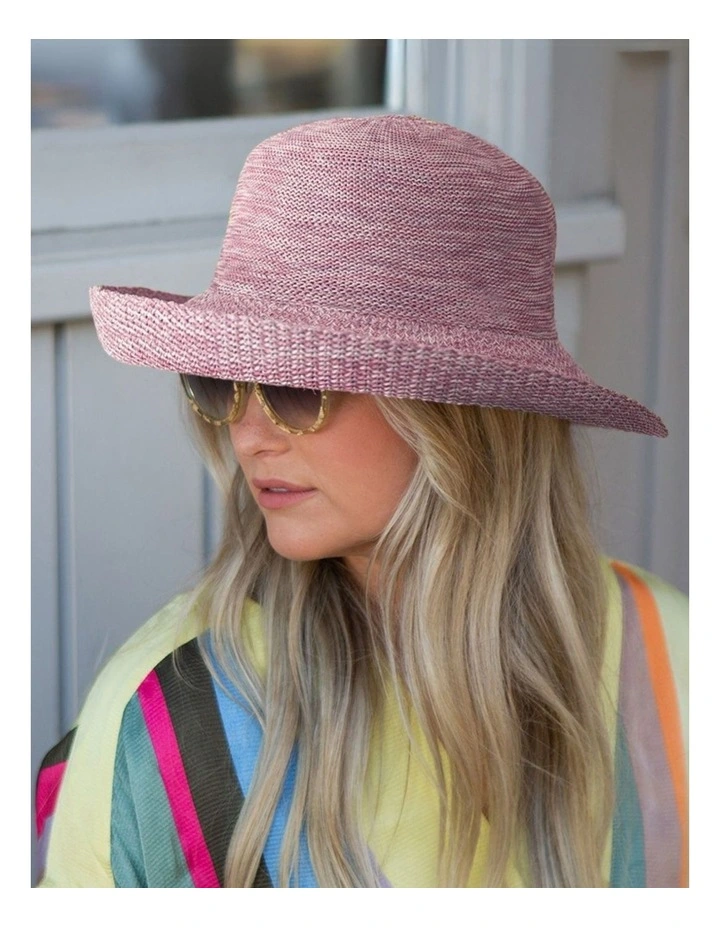 Sou'Wester Summer Hat in Pink image 2