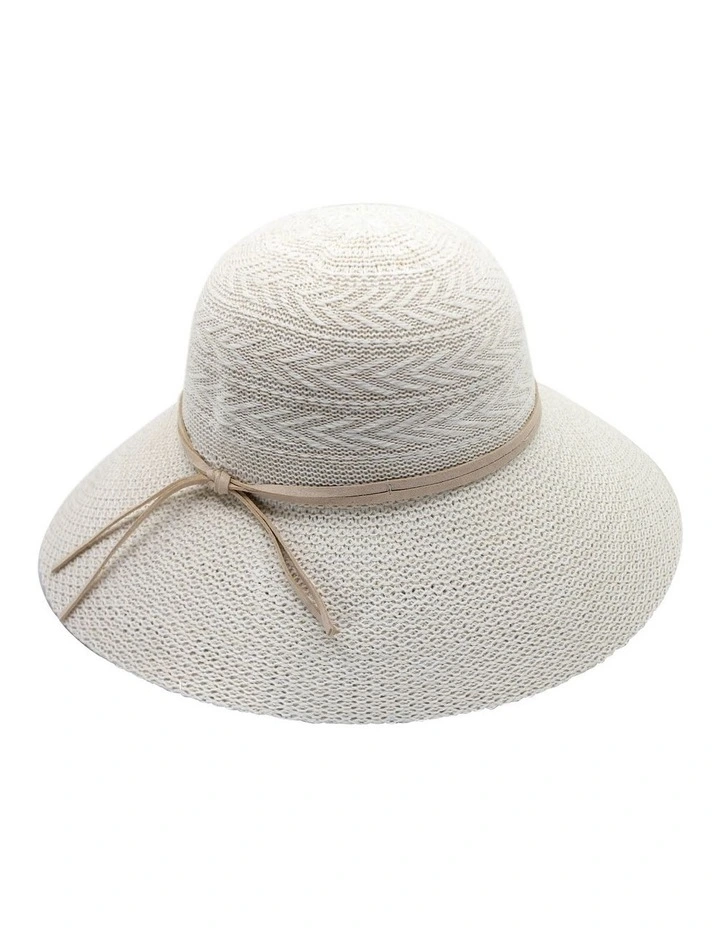 Kimberly Capeline Summer Hat in Beige image 1