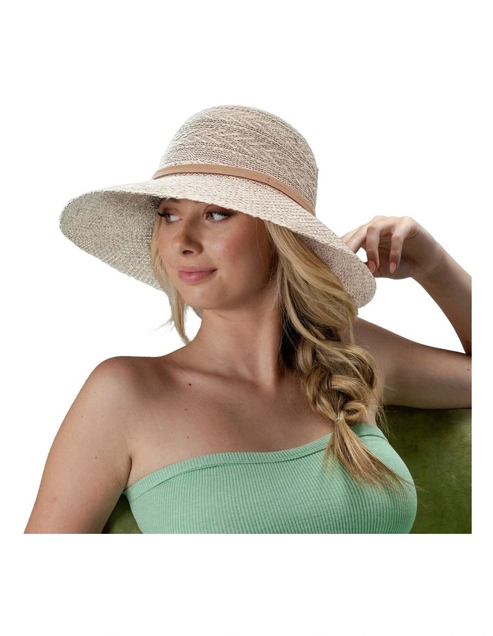 Kimberly Capeline Summer Hat in Beige image 2