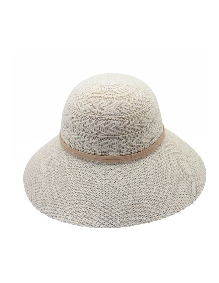 Kimberly Capeline Summer Hat in Beige image 3