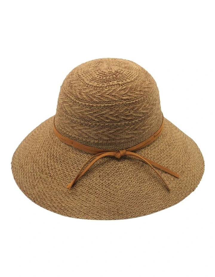 Kimberley Capeline Summer Hat in Caramel image 3