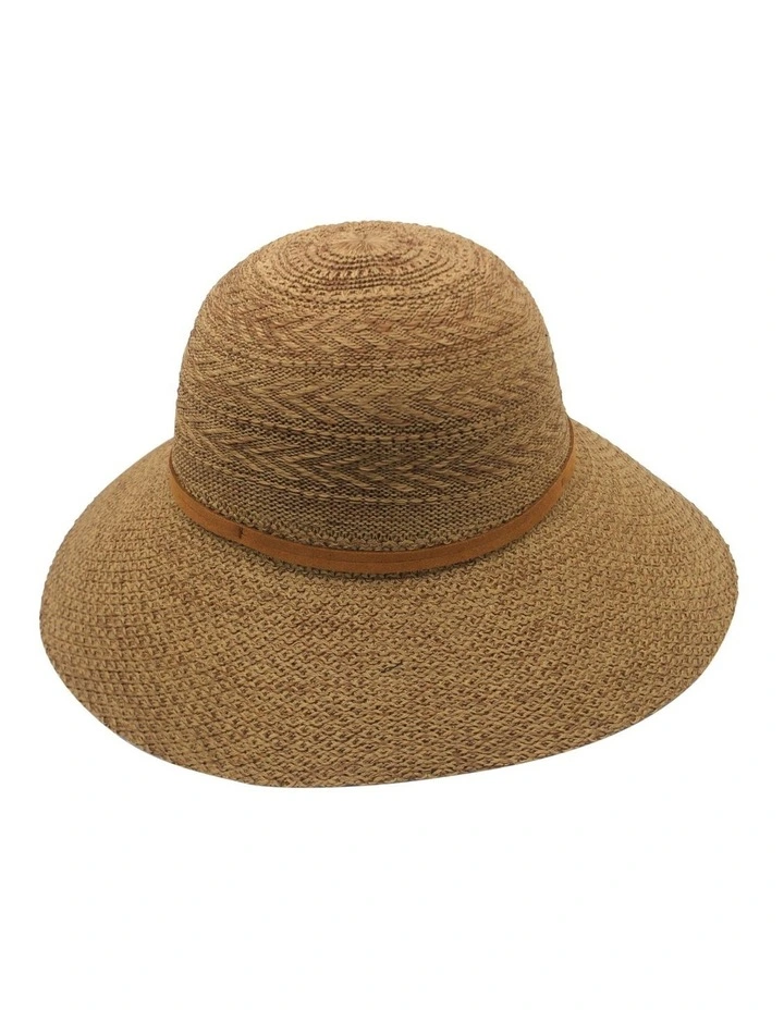 Kimberley Capeline Summer Hat in Caramel image 4