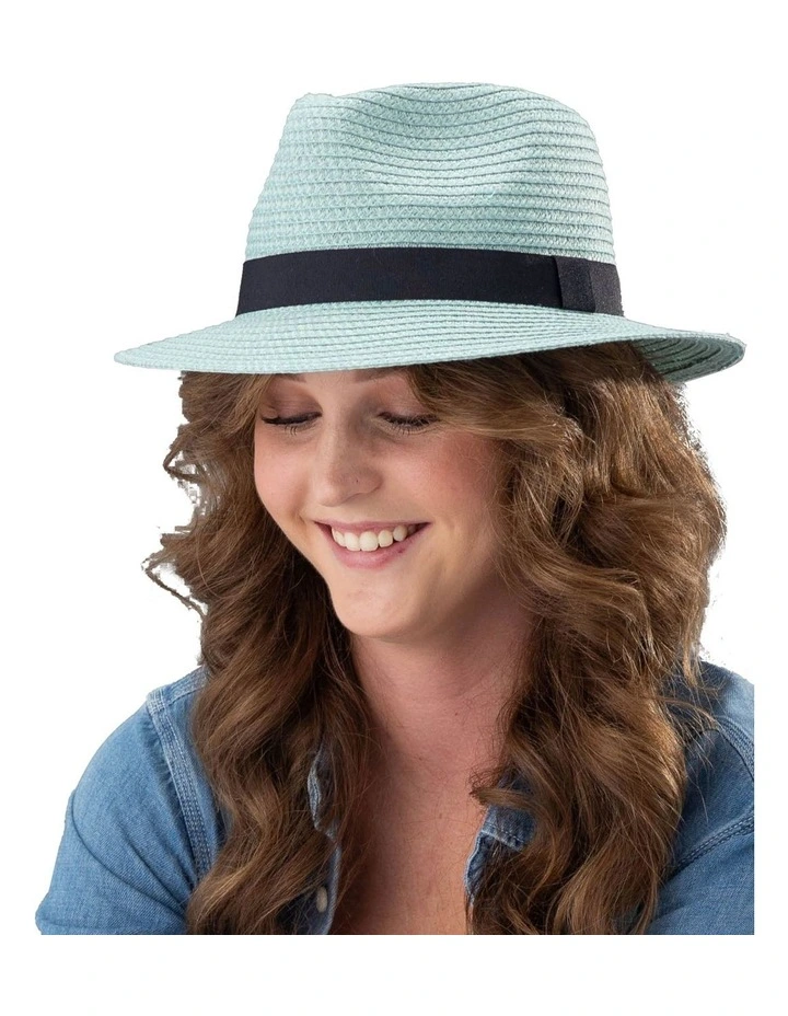 Carolina Fedora in Seafoam image 2