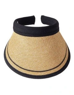 Braid Visor in Natural