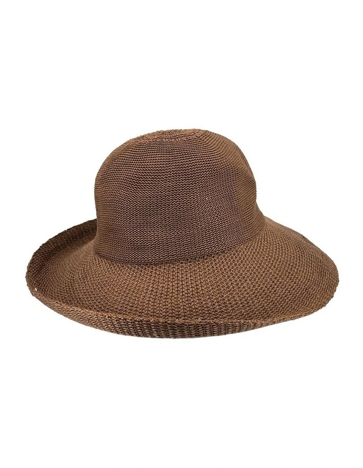 Sou'Wester Summer Hat Summer Hat in Coffee Brown image 2