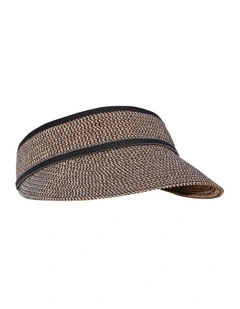 Cosmopolitan Visor Summer Hat in Natural
