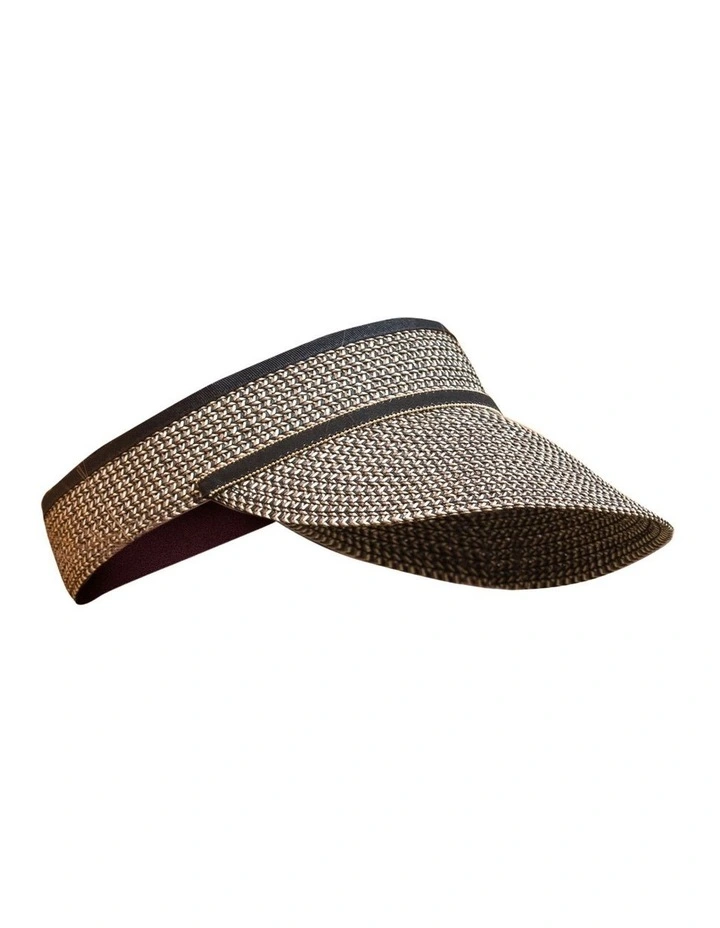 Cosmopolitan Visor Summer Hat in Natural image 3