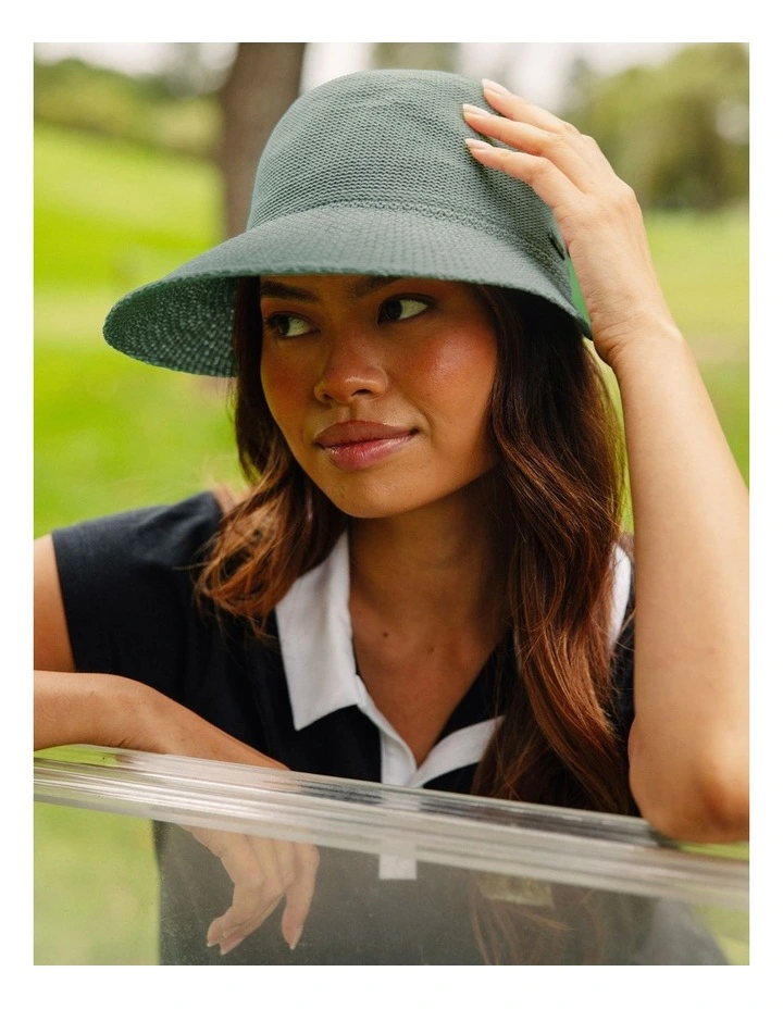 Annika Cap Summer Hat in Denim image 2