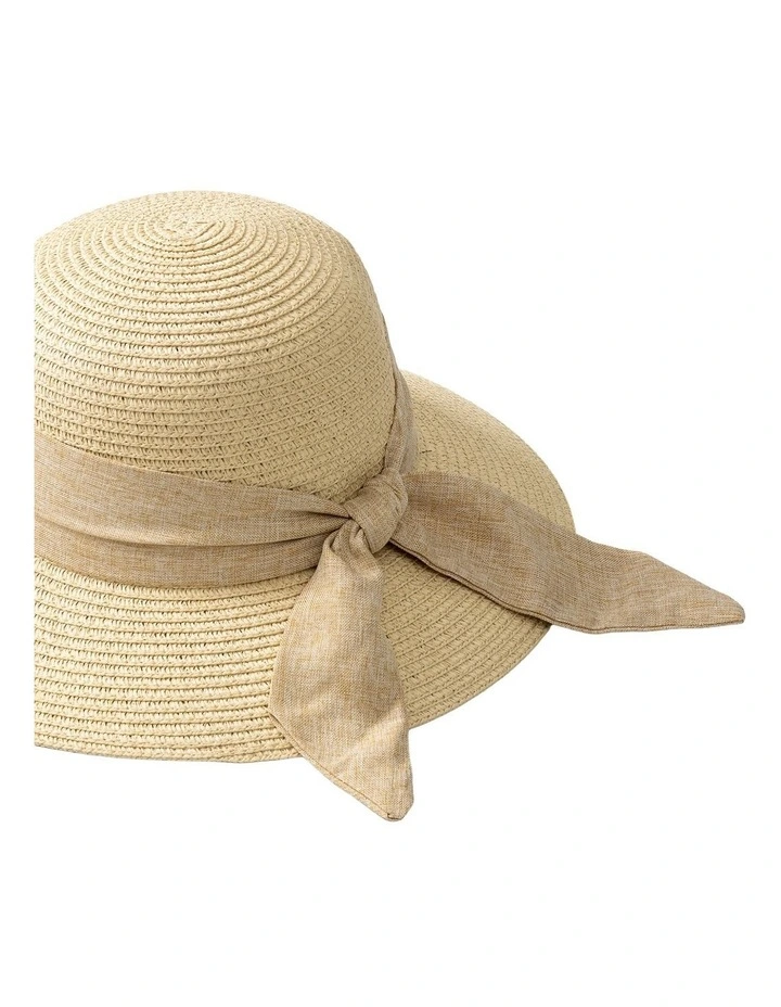 Gregory Ladner Ghcf002m Bucket Hat With Tie in Natural Summer Hat image 2