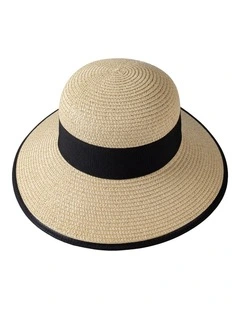 Gregory Ladner Sun Hat With Cutout And Bow HatGhcf007M In Sand