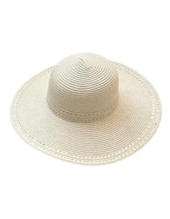 Gregory Ladner Wide Bim Sun Hat With Braid Detail Ghcf011M In Sand