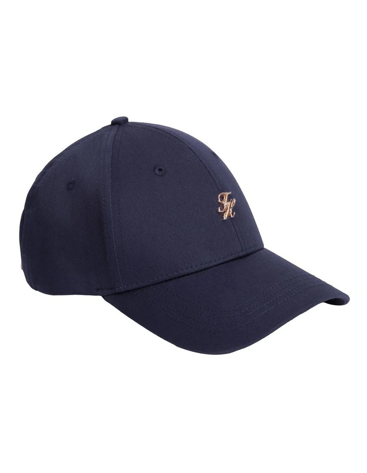 Logo Hardware Baseball Cap in Navy image 1