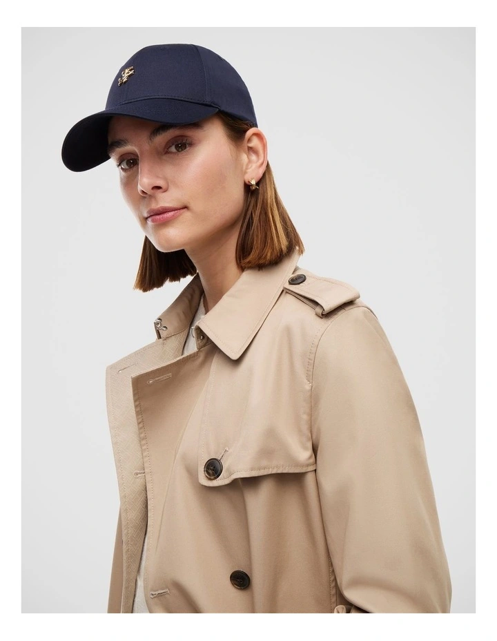 Logo Hardware Baseball Cap in Navy image 2