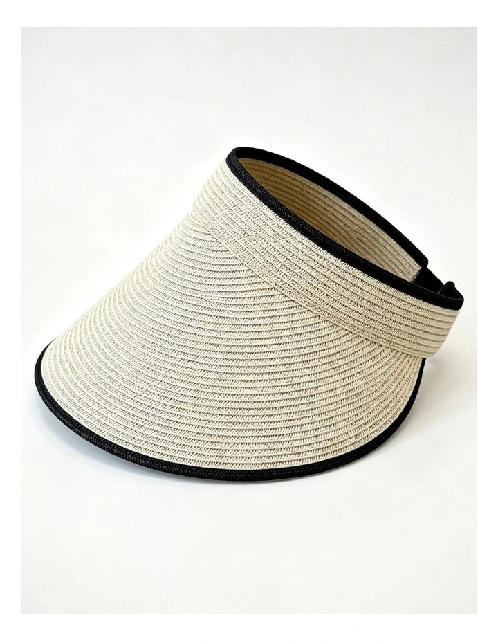 Gregory Ladner Visor With Contrast Edge Ghcf006M In Sand image 1