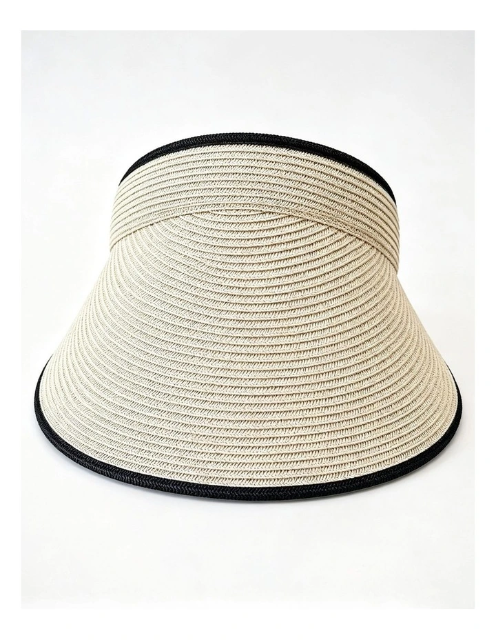 Gregory Ladner Visor With Contrast Edge Ghcf006M In Sand image 2