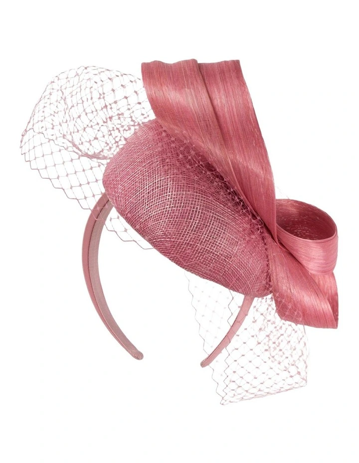 Fillies S339 Dusty Pink Fascinator Fascinator in Dusty Pink image 4