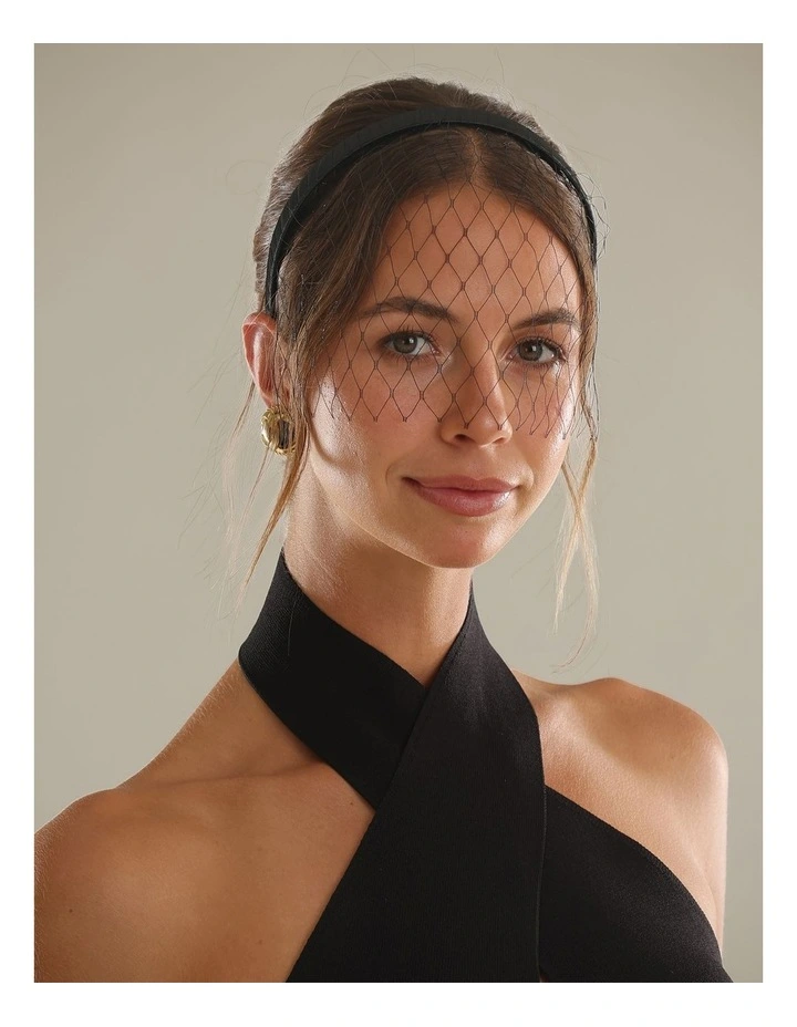 Fs340 Lucia Veil Black Hair Accessory Hair Accessory in Black image 3