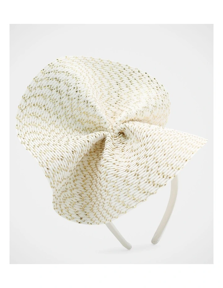 Fs315 Zaria Ivory Fascinator Fascinator in Ivory image 2